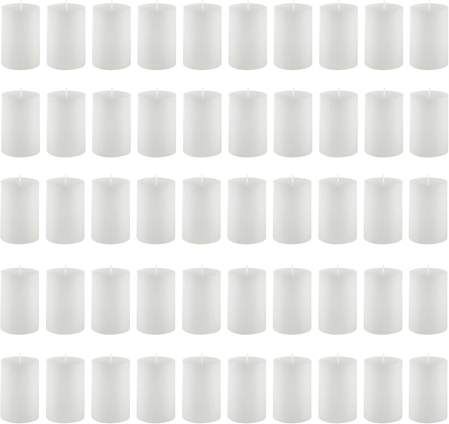 Housecret 24 Pack Warm White Unscented Clear Glass Filled Votive Candles. Hand Poured Wax Candle Ideal Gifts for Aromatherapy Spa Weddings Birthdays Holidays Party