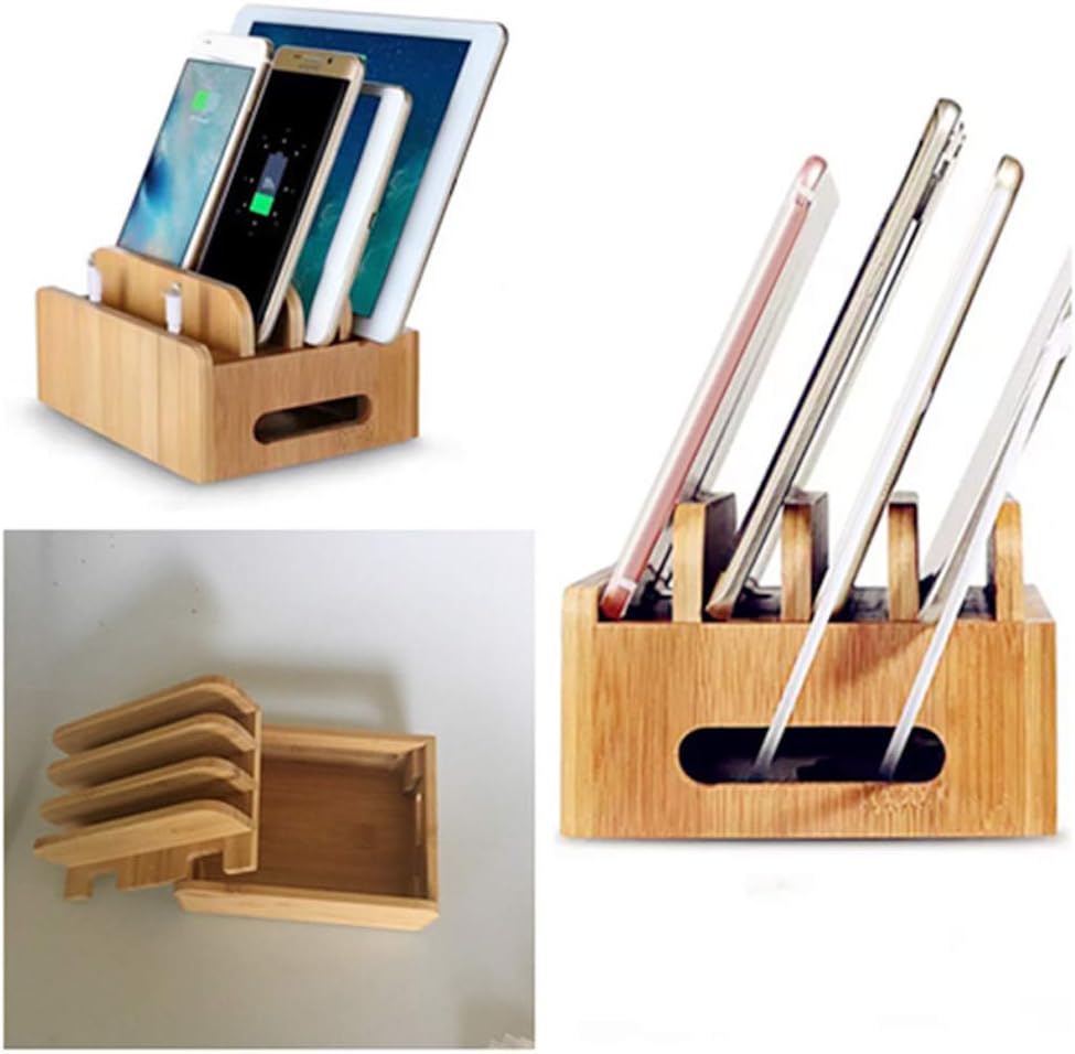 Rengue Phone Stand, Sturdy Organizer with Charging Rack for Multiple Phones, Smooth Surface for Home Office Car