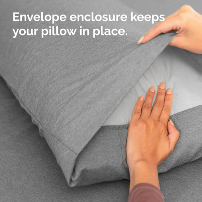 Standard Pillow Cases Set of 10 - Ultra Soft Hotel Quality Pillowcase Covers - Comfy, Cozy & Wrinkle Free - Shrink, Stain and Fade Resistant - Machine Washable Pillow Protectors - 10 Pcs Set - White - Colors A