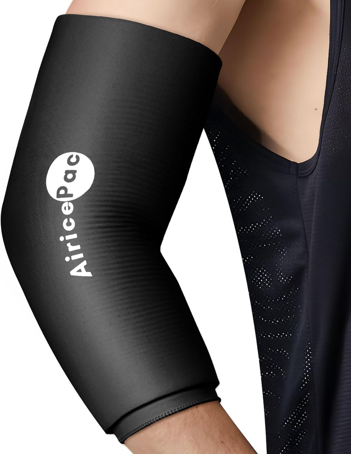 AiricePac Ice Pack for Back Pain Relief, Reusable Gel Lower Back Wrap, Cold Compress Therapy for Waist Lumbar Injuries, Sciatic Nerve, Herniated or Degenerative Disc, Coccyx, Tailbone Pain Blue