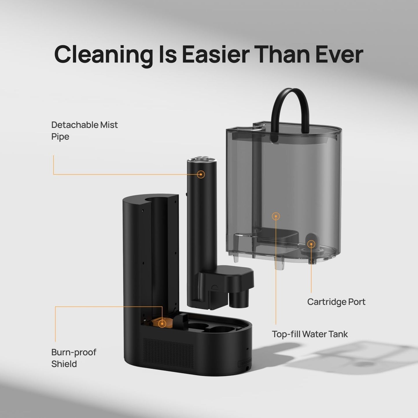 DREO 6L Smart Warm & Cool Mist Humidifiers for Bedroom HM713S | 60-Hour Quiet Runtime for Large Room, 500ML/HR Output, Smart Humidity Sensor, Indicator Light, Works with Alexa & Google
