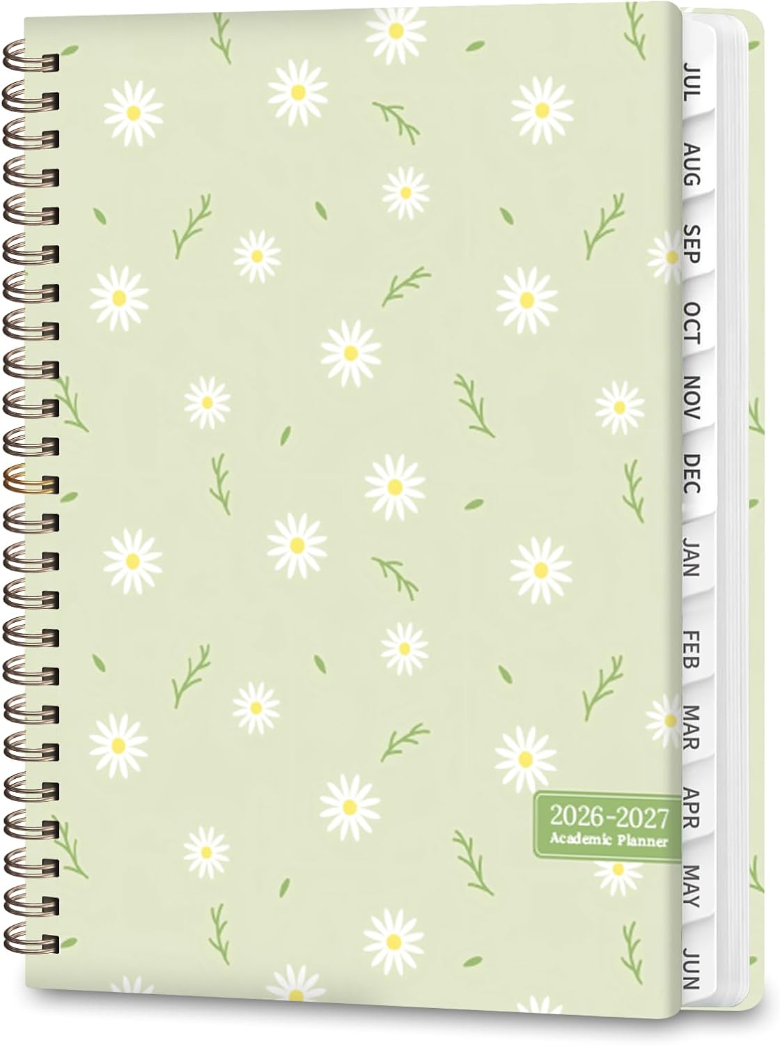 Planner 2026-2027, Weekly and Monthly Calendar Planner, JUL 2026 - JUN 2027 | Academic Year, Daily Agenda Book, A5(6.3'' x 8.5''), Sprial Bound, Inner Pocket, Office School Use