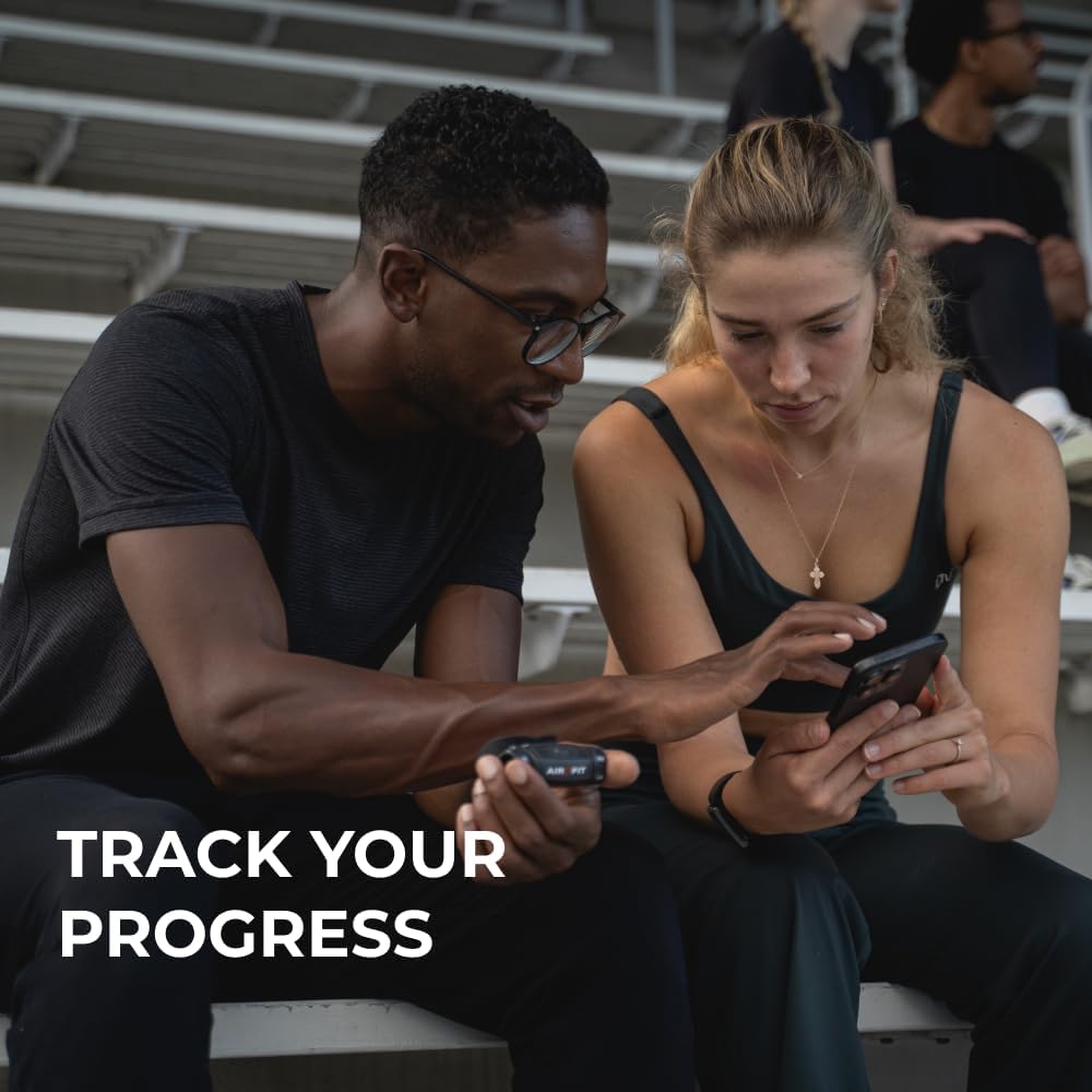Airofit Elite Breathing Trainer for Sports, Fitness and Performance Improvement – Advanced Breathing Training with Guided Workouts, Performance Tracking and Progress Analytics for Daily Use