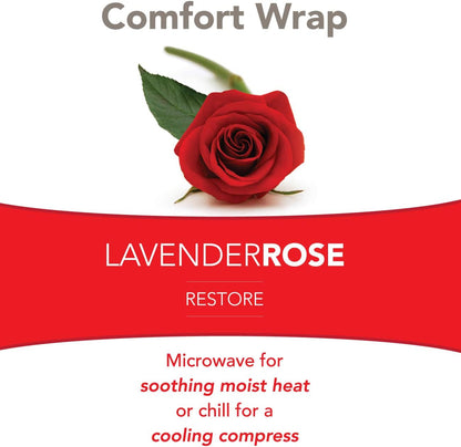 Bed Buddy Heated Aromatherapy Neck Wrap, Lavender Scented - Microwavable Hot & Cold Therapy for Sore Muscles, Stress Relief, and Relaxation - Soft Plush Fabric with Lavender