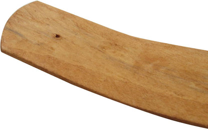 TRENDBOX 10pcs Handmade Plain Wood Wooden Incense Stick Holder Burner Ash Catcher Natural Design Buddhist