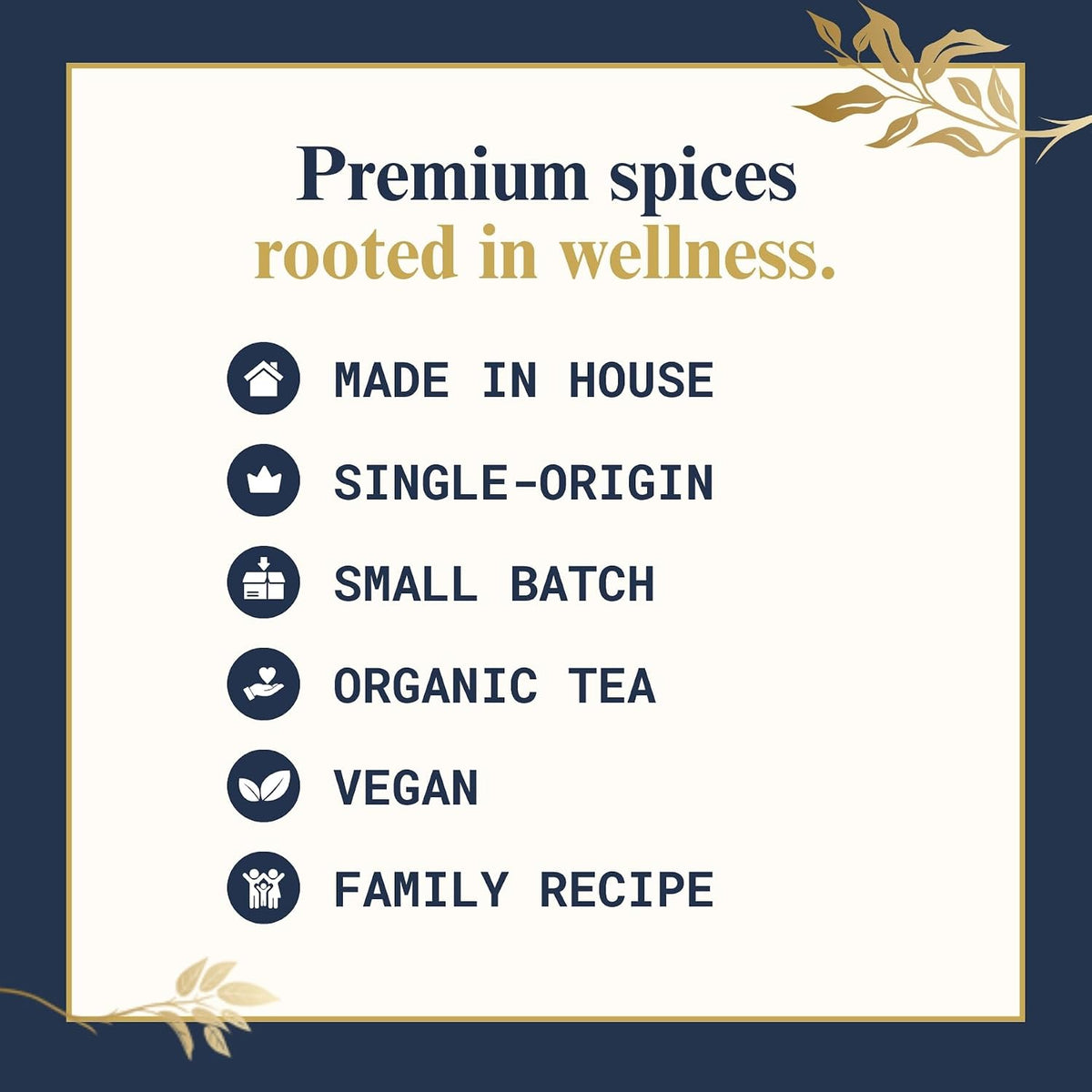 The Chai Box Traditional Lavender Chai with Rose - 100% Organic Black Tea