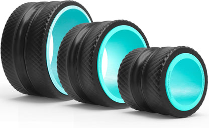 FitBeast Back Roller - Deep Tissue Massage Wheel, Yoga Wheel & Back Stretcher for Pain Relief