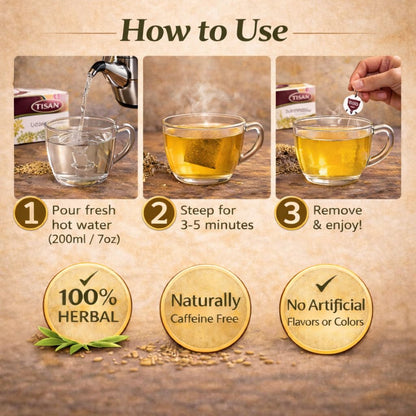 Tisan Fennel Herbal Tea – 40 Individually Wrapped Tea Bags | Naturally Sweet Aromatic Seeds | Caffeine Free Gentle Infusion | Smooth Flavor for After-Meal Comfort | Premium Herbal Ritual for Daily Wellness