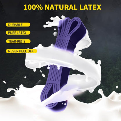 ROSAPOAR Resistance Band Pull up Band Fitness Exercise Bands Natural Latex for Workout Body Stretch Powerlifting Band Fitness Sport Training at Home/The Gym