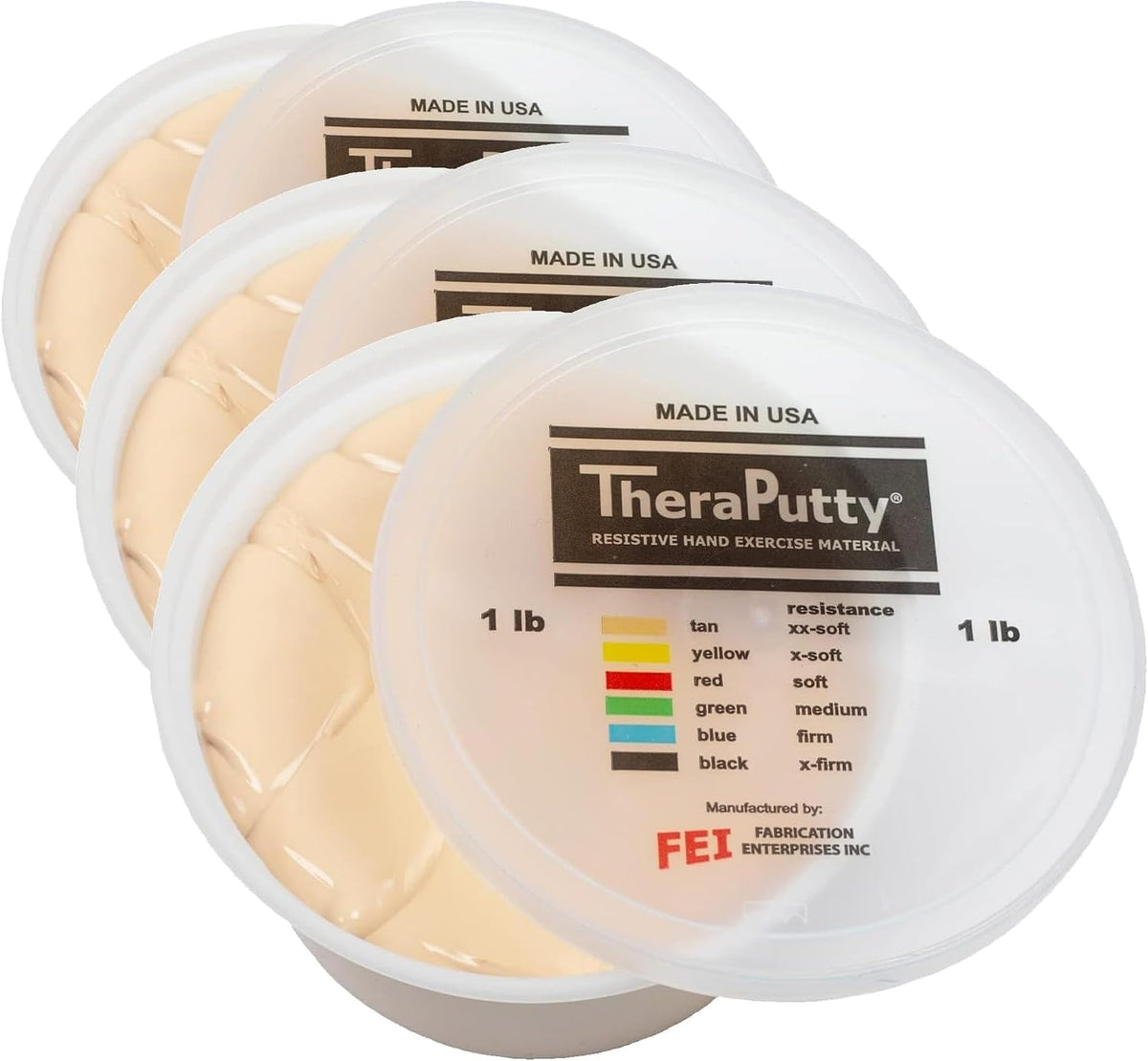 CanDo TheraPutty Scented Hand Exercise Putty For Rehabilitation, Exercises, Hand Therapy, Occupational Therapy, Banana Yellow X-Soft 2oz