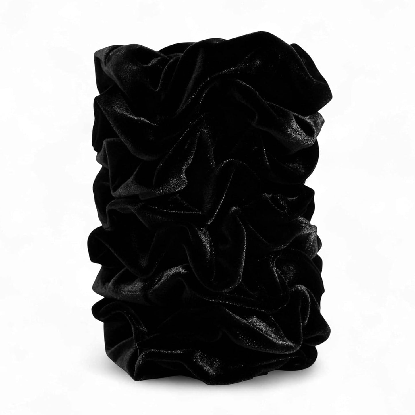 Satin Scrunchies for Women – 8PCS Blush & Brown Silk Hair Ties Set – No Crease, Frizz-Free, Gentle Elastic Hair Bands, Soft & Stylish Everyday Hair Accessories Gifts