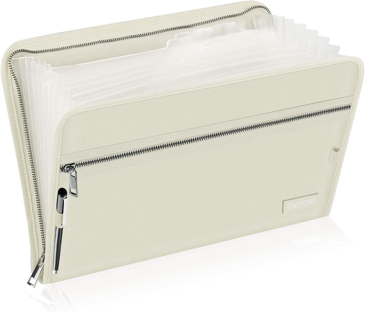 ENGPOW Expanding File Folder,Fireproof 13 Pockets Document Organizer Bag
