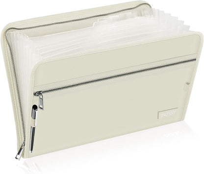 ENGPOW Expanding File Folder,Fireproof 13 Pockets Document Organizer Bag