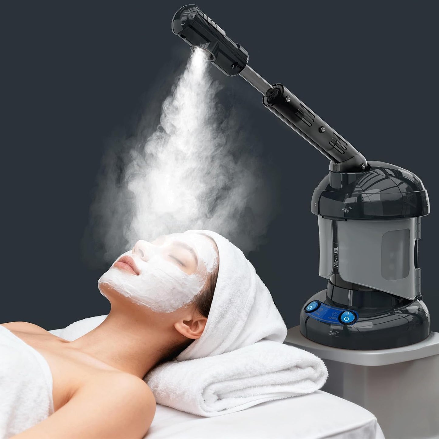 Facial Steamer, Ozone Nano Ionic Face Steamer for Deep Cleaning
