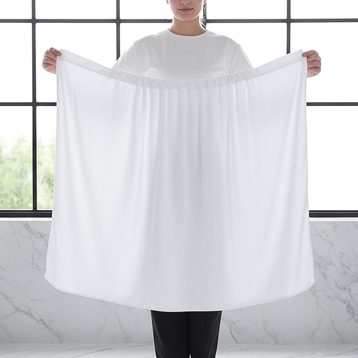 4 Pcs Spa Wrap Towel Wrap for Women Women's Shower Wraps Robes Bath Robe Spa Robe with Adjustable Closure Elastic Top