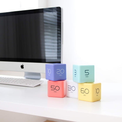 mooas Cube Timer, Flip, Block, Productivity, Time Management (Mint)