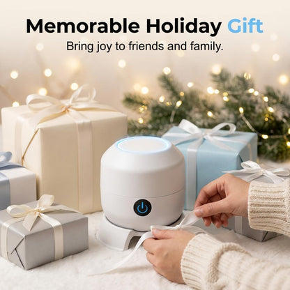 Dynamic Rotating LED Projector Light, 360° Rotating Ocean Wave Night Projection Night Light, Multi-Angle Projection Base, for Meditation, Bedroom, Home Theater