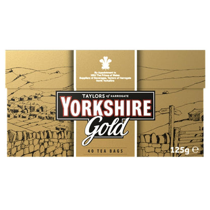 Yorkshire Tea, Gold, Black Tea Bags, 40ct (Pack of 1)