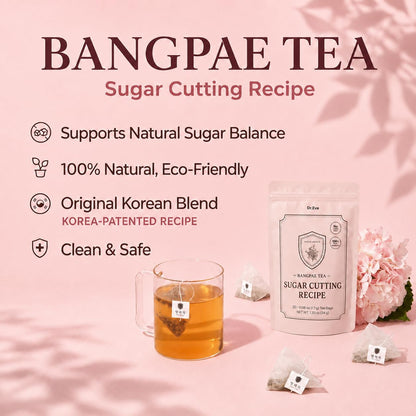 Dr.Eve Korean Bangpae Tea Sugar Cutting Recipe - Blood Sugar Support