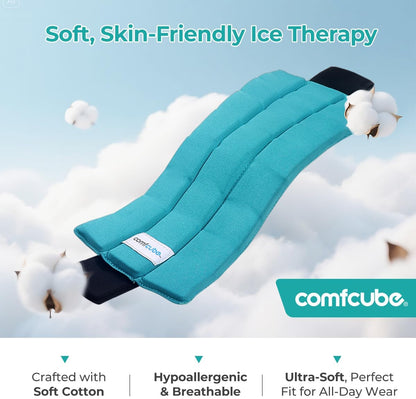 Ice Pack for Knee Pain Relief, 2 Hours Long Lasting Cold Pack for Knee Injuries, Cold Therapy Flexible Ice Pack Wrap for Knee Replacement Surgery, Swelling, ACL, Meniscus Tear