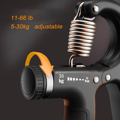 Strengthener Hand Grip 2 Pack Kid Boys Girls Teenager Strength Trainer Number Counter Forearm Finger Wrist Gripper Exerciser 5-30kg Adjustable Stretcher Squeezer Workout