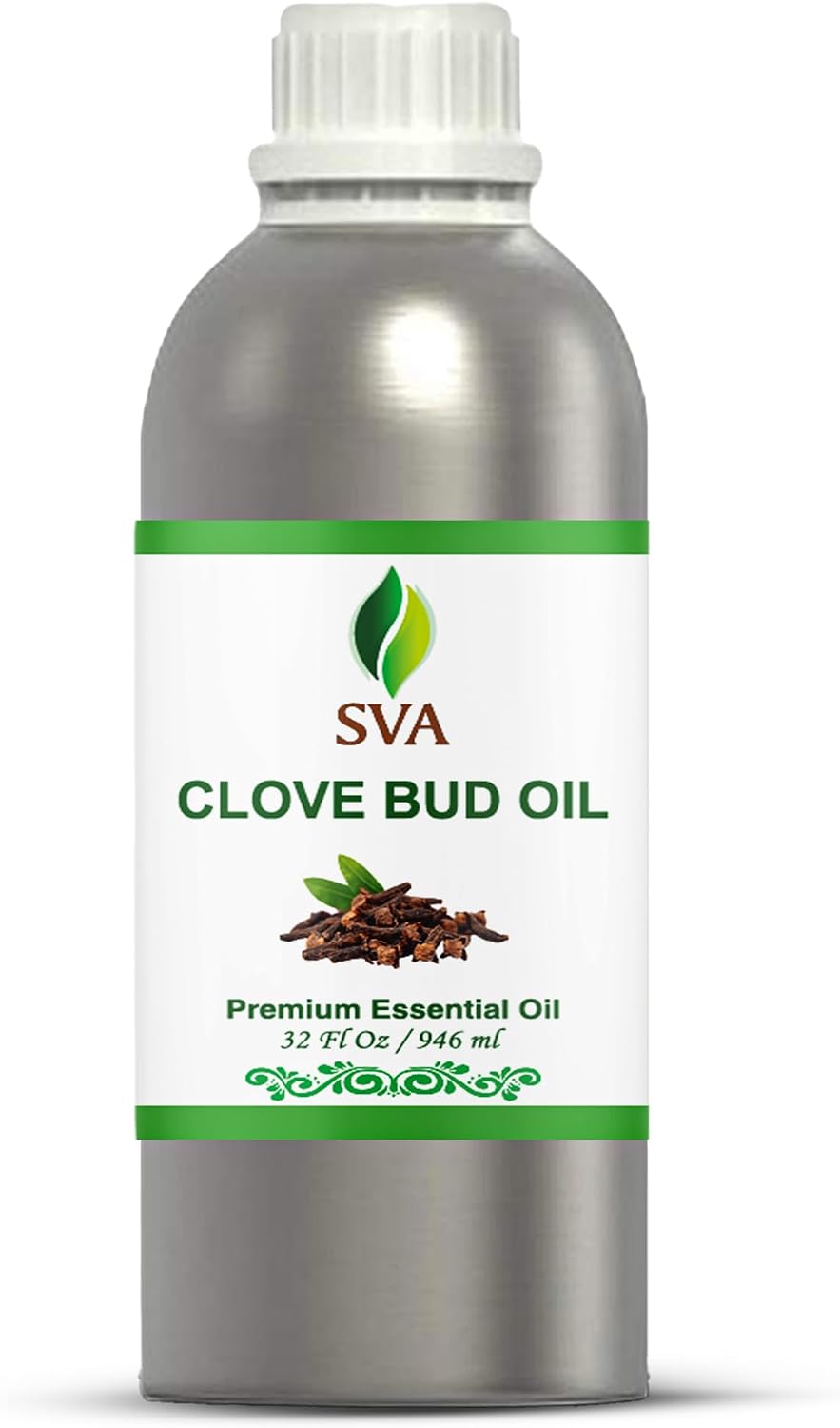 SVA Lavender Essential Oil 4 Fl Oz – for Diffuser, Skin & Hair Care – Ideal for Massage & DIY Blends – with Dropper