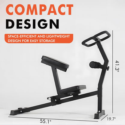 GMWD Stretch Machine, Full Body Stretching Equipment for Lumbar Stretching, Adjustable Leg Stretcher Machine, Lower Back Pain Relief, Flexibility Trainer, Improved Posture Correction, Rehab