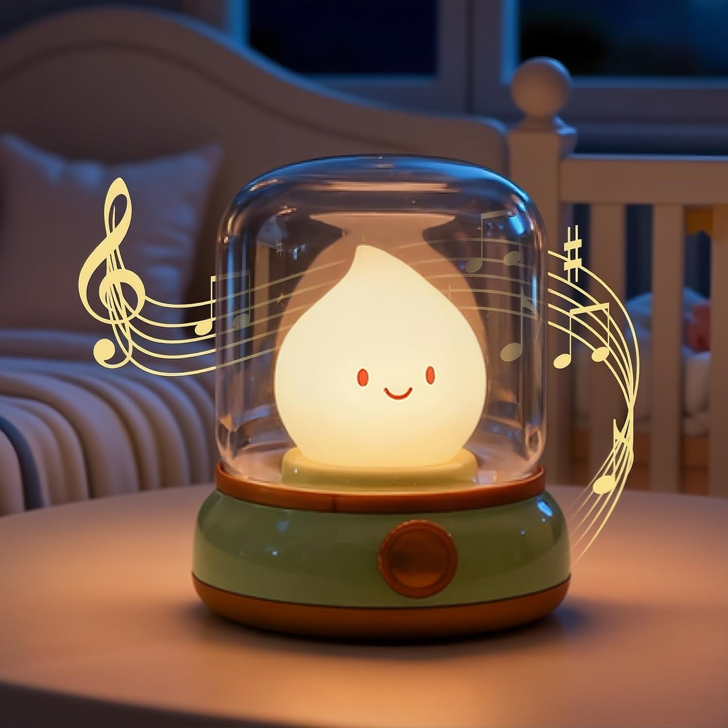 WANIDEA Flameless Candles Lamp, Led Candles,Cute Kerosene Lamp,Silicone Flame Amber Light,Adjustable Dimmable Rechargeable Night Light for Kids,Girls,Teenager Kids Bedroom Christmas