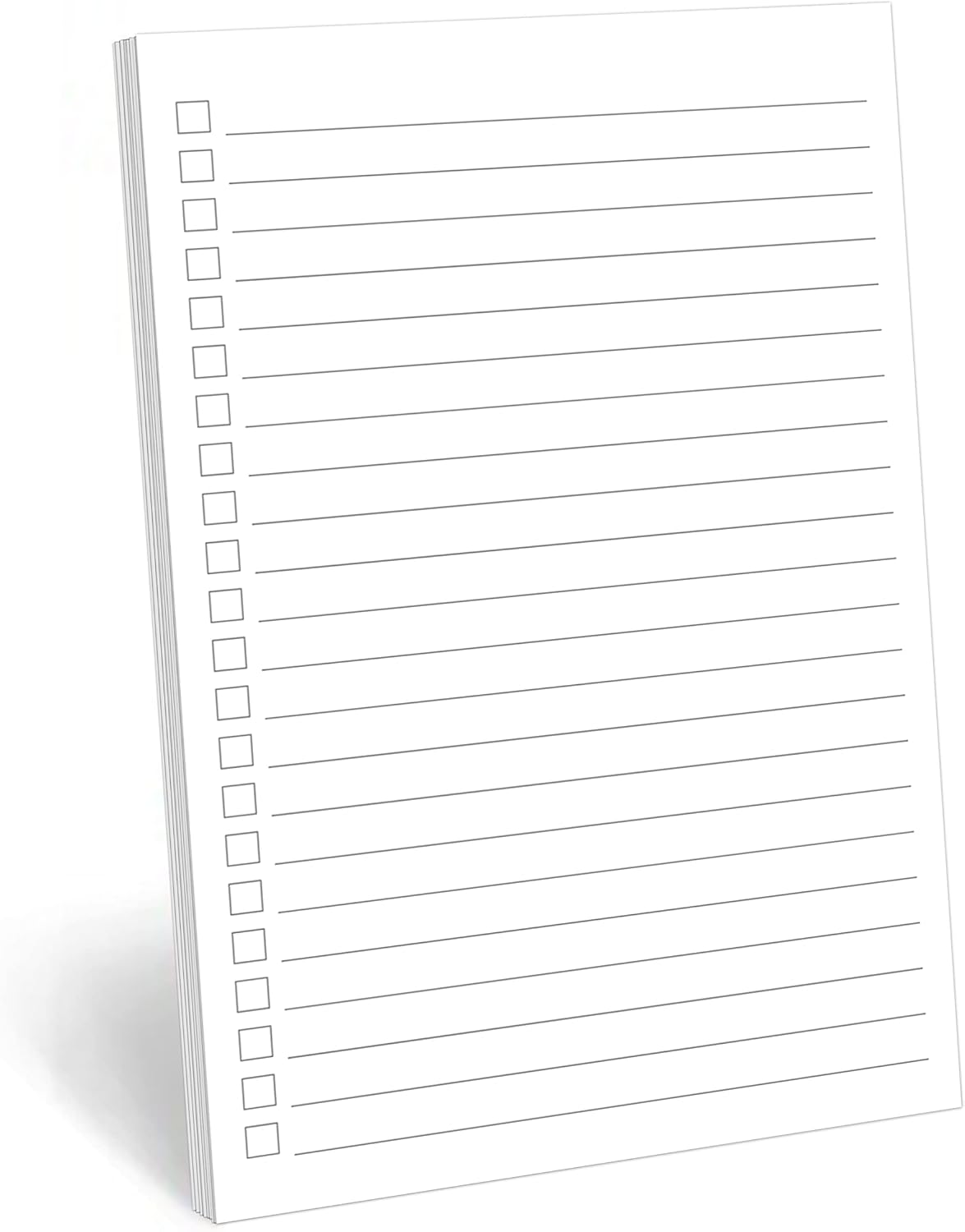 321Done Checklist Notepad, 5.5x8.5 Inches, 50 Sheets, To Do List