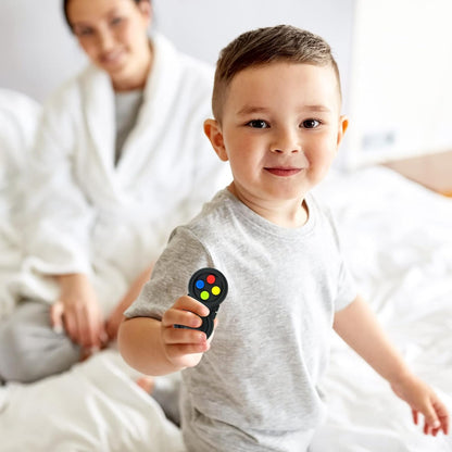 Original Fidget Toy Game, Rubberized Classical Controller Fidget Concentration Toy with 8-Fidget Functions and Lanyard - Excellent for Relieving Stress and Anxiety