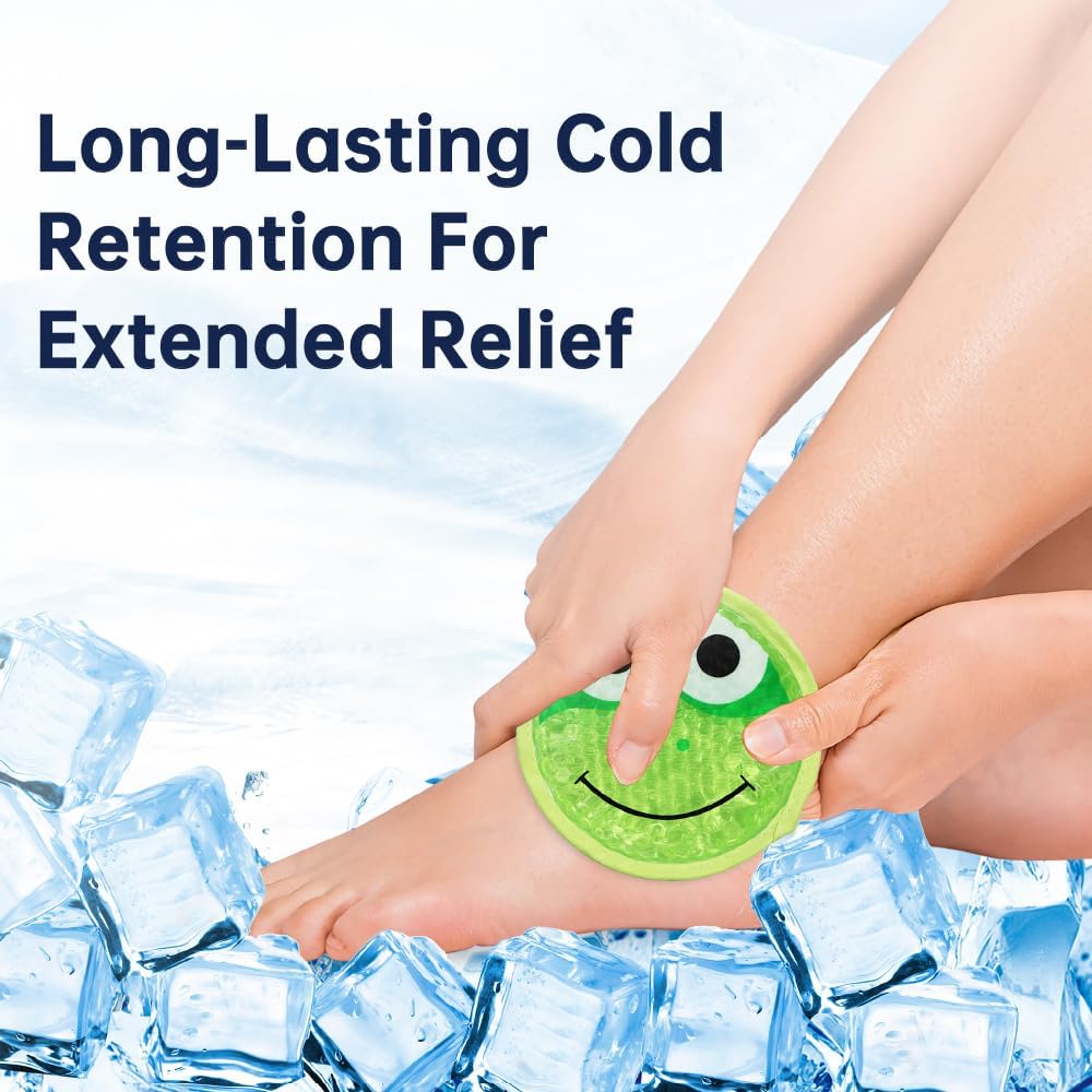 Gel Ice Pack for Injuries 2 Packs Cute Reusable Hot Cold Gel Packs