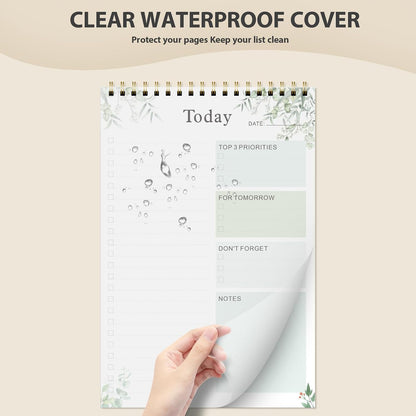 Weekly To Do List Notepad, Undated Planner with 52 Sheets (8.5''x11'') | Desk Accessories and Supplies, Women & Man, Home School & Work