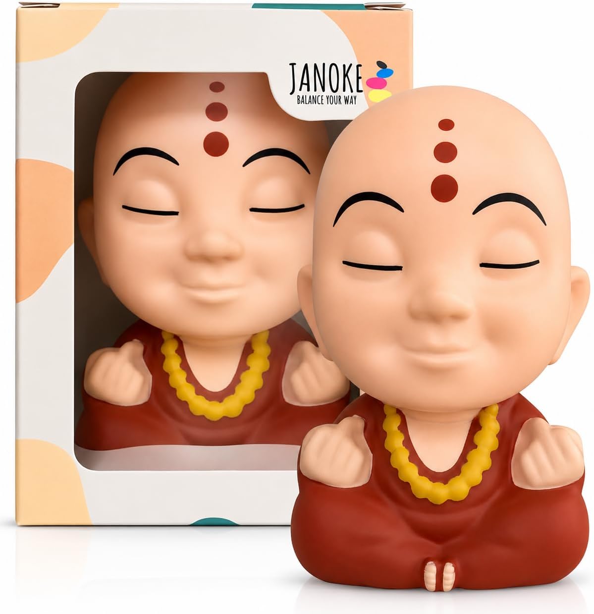 Funny Stress Balls for Adults - Zen Style Squishy Squeeze Toy, Hilarious Gag Gift for Coworkers, Men & Women – Unique Stress Relief Desk Toy