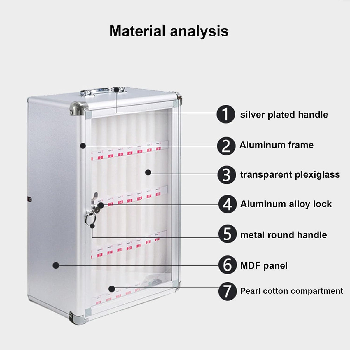 Wall-Mounted Mobile Phone Charging Station & Storage Cabinet with 12 Slots - nize & Charge Multiple Devices - Ideal for Offices Schools and Homes,