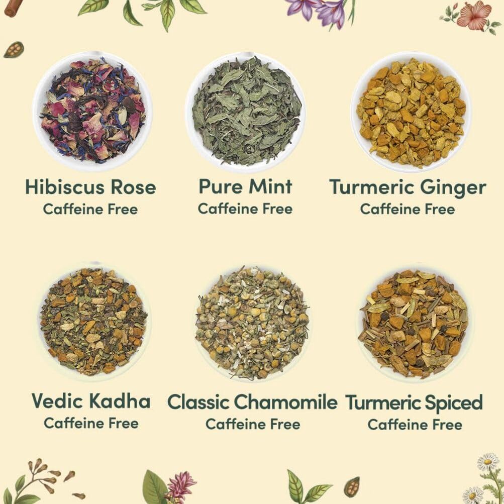 VAHDAM, Assorted Black Tea Loose Leaf Tea Gift Set (10 Flavors) Gift Ideas for Women & Men | Directly Sourced From Assam and Darjeeling | Resealable Ziplock Pouch