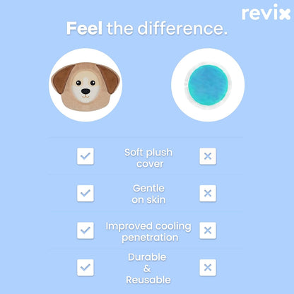 REVIX Kids Ice Packs - Reusable Gel Cold Packs for Toddlers and Babies