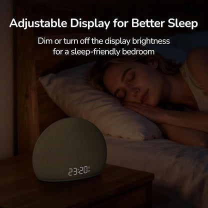 HOUSBAY Sunrise Alarm Clock Radio for Bedroom – Wake Up Naturally with Gentle Light & Nature Sounds, Relax with Bluetooth Speaker & Night Light