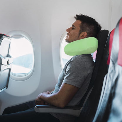 Neck Pillows for Sleeping Travel Pink Travel Pillow Comfortable U Shape Memory Foam Pillows Neck and Head Support Portable Travel Neck Pillow Suitable for Planes, Trains, Self-Driving Cars