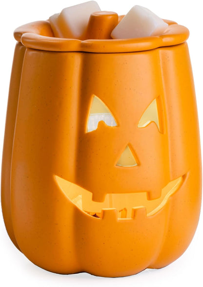 Candle Warmers ETC. Illumination Fragrance Warmer- Light-Up Warmer for Warming Scented Candle Wax Melts and Tarts or to Freshen Room, White Harmony