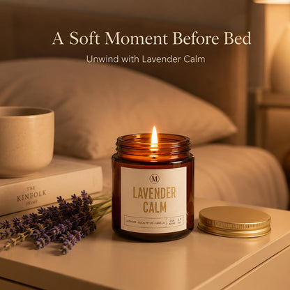 6-Pack Scented Candles for Home, 3.5 Oz Soy Wax Aromatherapy Candle Gift Set, Lavender Chamomile, Eucalyptus Mint & Vanilla, Birthday Gifts for Women, Thank You Graduation Gifts