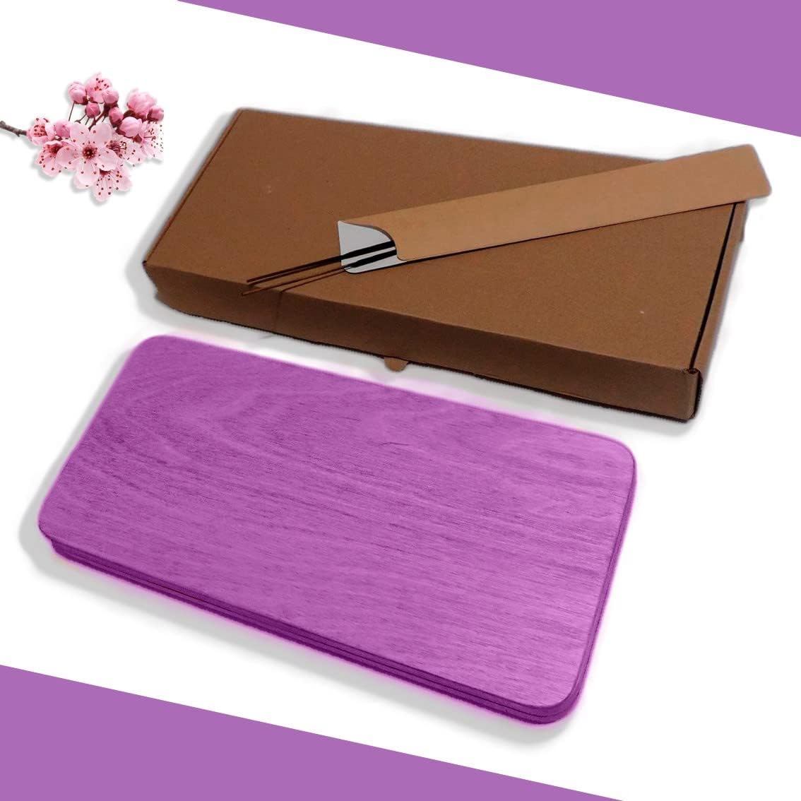 Sadhu Board with Galvanic Nails Yoga for Beginners Practice Meditation Standing Folding Board Violet Nails Step 0,31 in