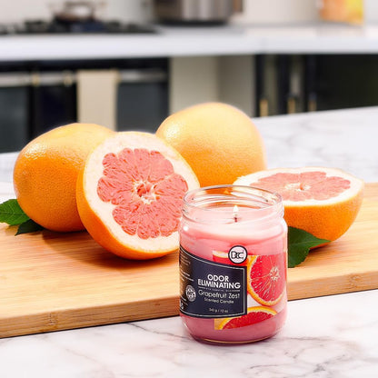 Vanilla Bean Odor Eliminating Highly Fragranced Candle - Eliminates 95% of Pet, Smoke, Food, and Other Smells Quickly - Up to 80 Hour Burn time - 12 Ounce Premium Soy Blend - Colors A