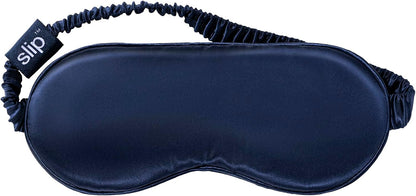 slip Pure Silk Sleep Mask - 100% Mulberry Silk, Ultra Soft & Comfortable, Blocks Light for Restful Sleep| Adjustable Strap for Perfect Fit, Gentle on Skin & Hair (Black - 1 Count Pack of 1)