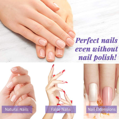 Chamois Buffer and Buffing Cream | Buff and Shine Dull Nails While Softening Cuticles | Assists with Fill and Repair Lines | 1.75 Oz Set