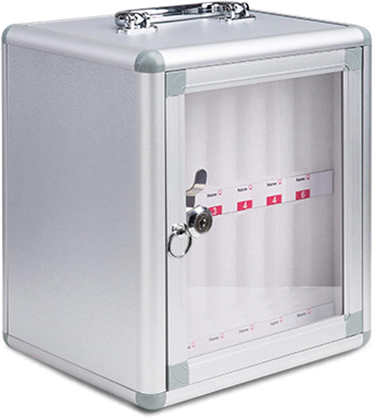 Cell Phone Charging Stations Phone Storage Cabinet Cell Phone Safe Deposit Box 24,36, 48, 60 Position Cell Phone Storage Box Cell Phone Locker Kitchen Furniture(12slots)