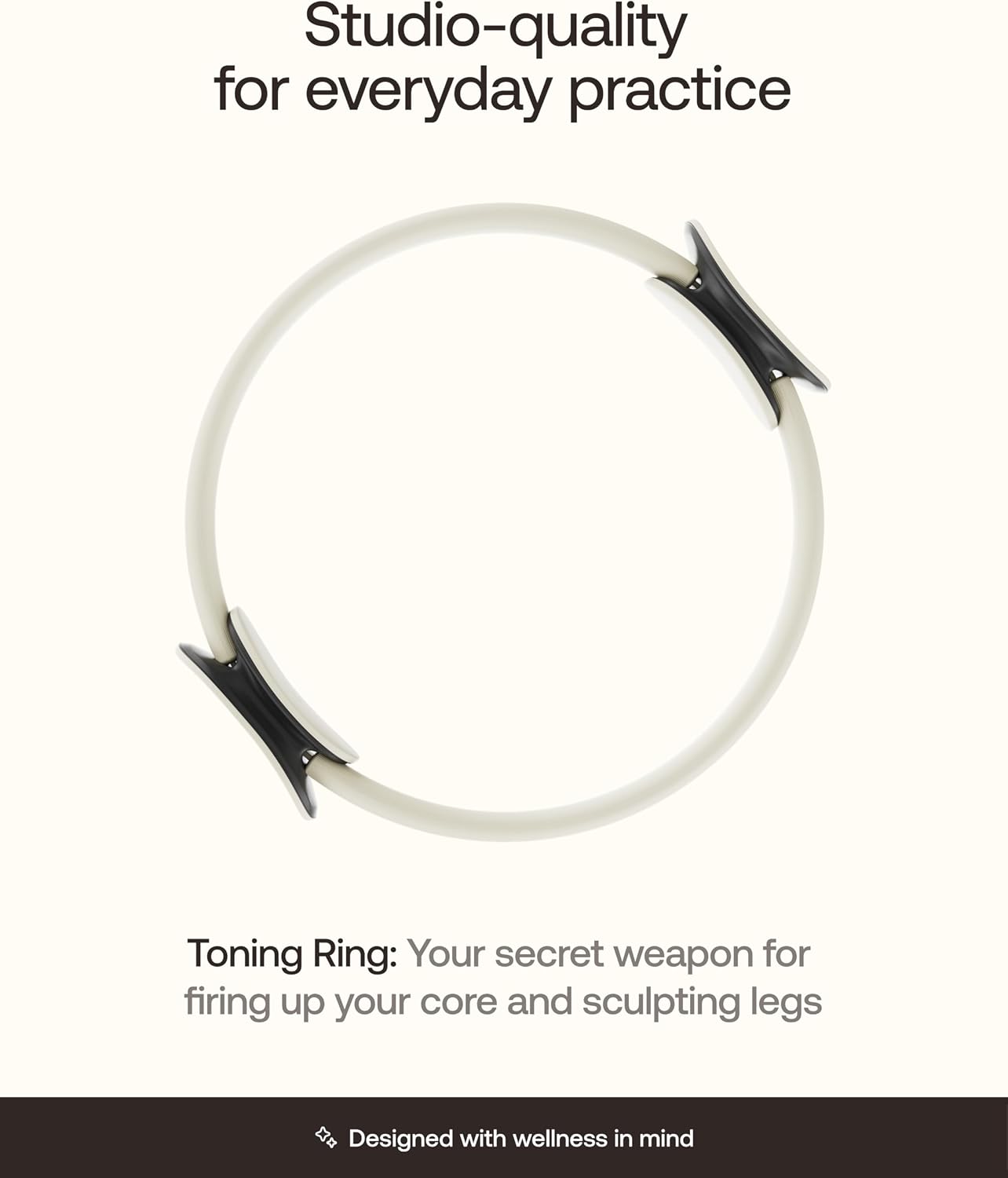 BetterMe Toning Pilates Ring – Magic Circle Pilates Ring for Strength & Flexibility – 15 Inch Fitness Ring for Home Pilates & Yoga Workouts