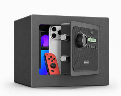 Vaydeer Metal Timed Lock Box, 99-Day Timer, Large Capacity