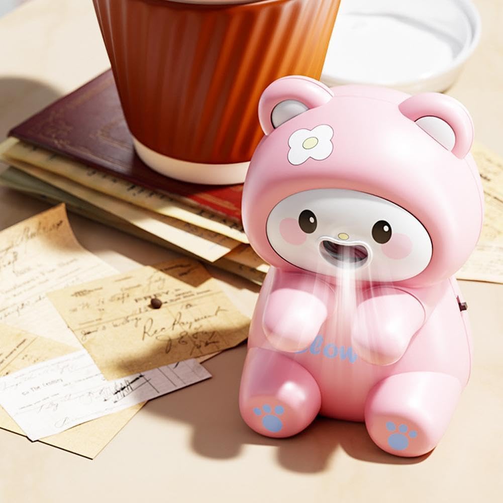 Cooling Clip-On Mini Fan for Cup & Bowl,Dinosaur Animal Fans Coffee Chiller