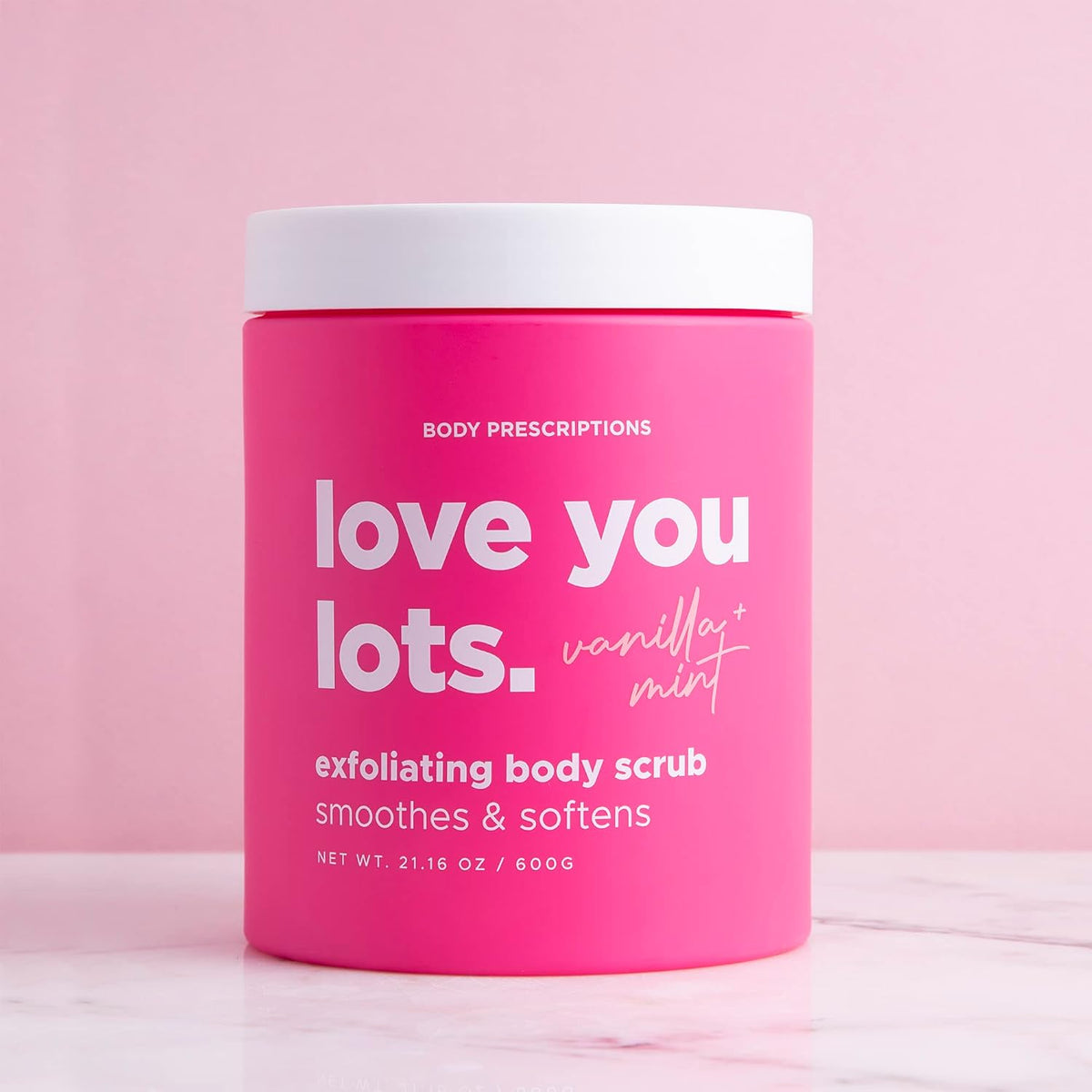 Body Prescriptions Exfoliating Body Scrub – Body Cleanser for Nourished, Ultra-Smooth Skin, Honey Citrus, Coconut Almond, and Sweet Mint