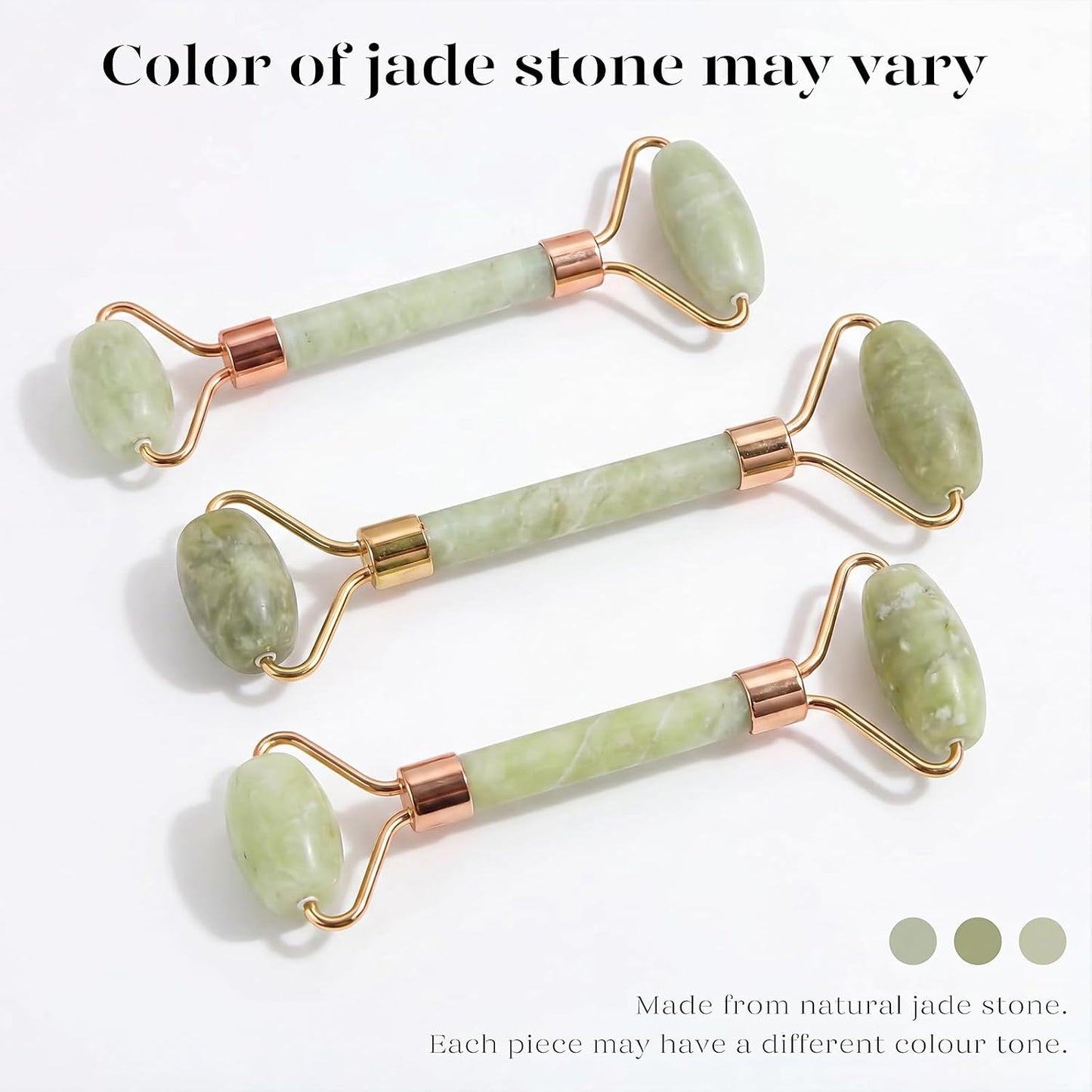 BAIMEI IcyMe Gua Sha & Jade Roller Set, Cooling Face Roller & Guasha Tool for Face Depuffing, Facial Sculpting & Jawline Definition, Smooth Rolling Skincare Tools Gifts for Women & Men – Green